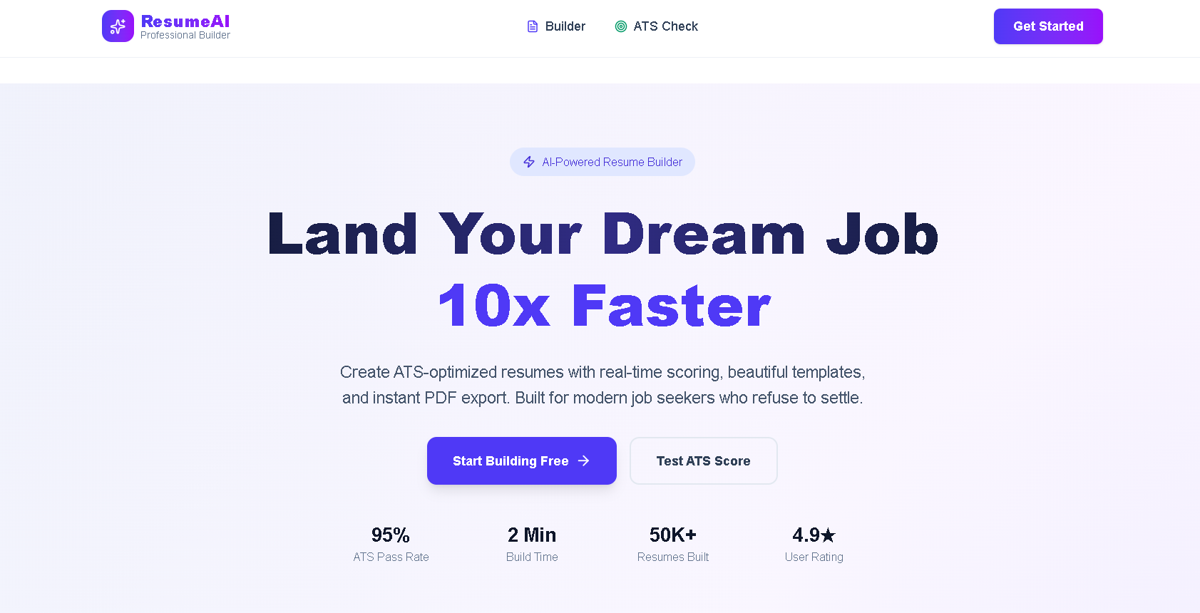 AI Resume Builder
